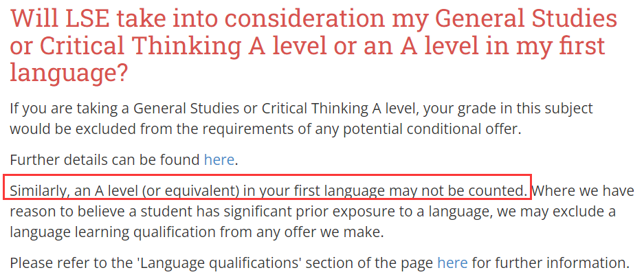 中国人能用A-level中文成绩申请英国G5大学吗？