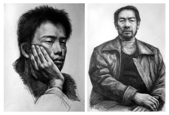 青年艺术家杨乐：从妈妈的“石头画”启蒙，到作品被各国大使馆微博推荐