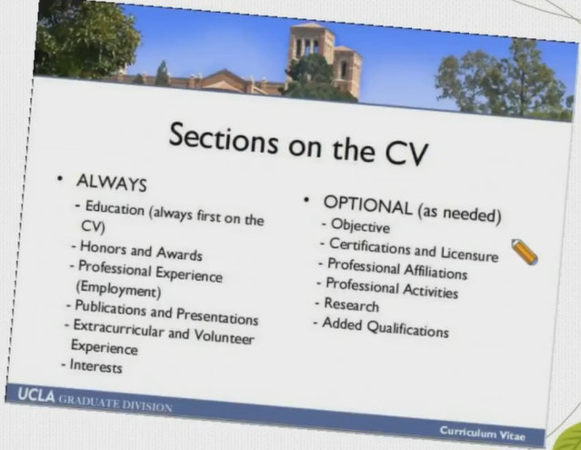 美国研究生申请CV怎么写？如何选择申请推荐人？